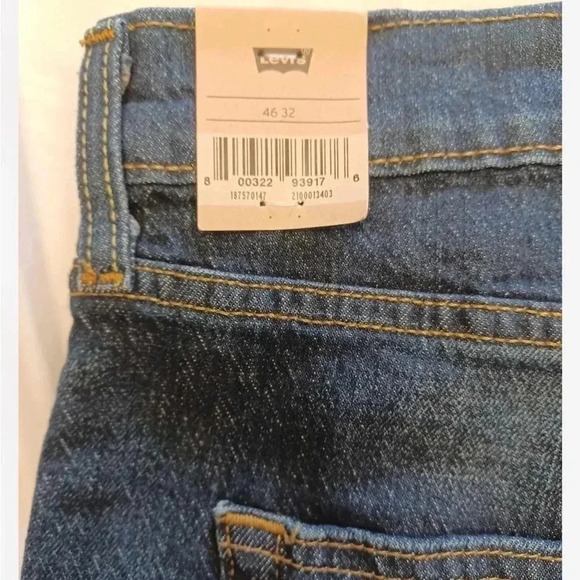 Levi’s 541 Athletic Tapered Dark Wash Jeans Size  46x32 - Picture 8 of 11